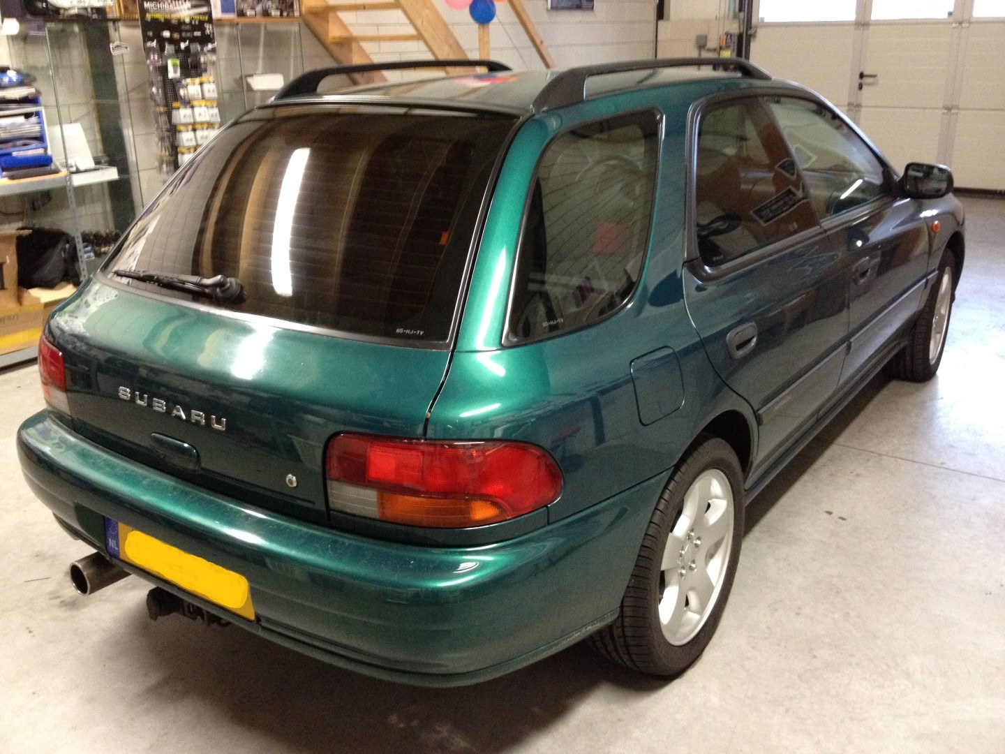 Deze mooie Subaru Impreza van Renntch porche specialist